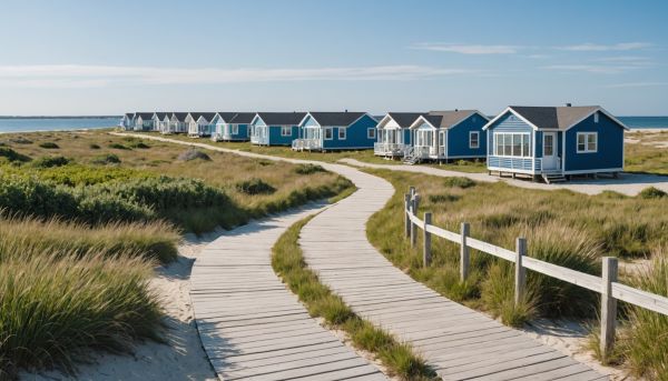 En juin, la presqu'île du cabellou offre la mer, le calme et des tarifs d'avant-saison pour un séjour en mobil home